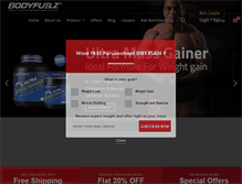 Tablet Screenshot of bodyfuelz.com